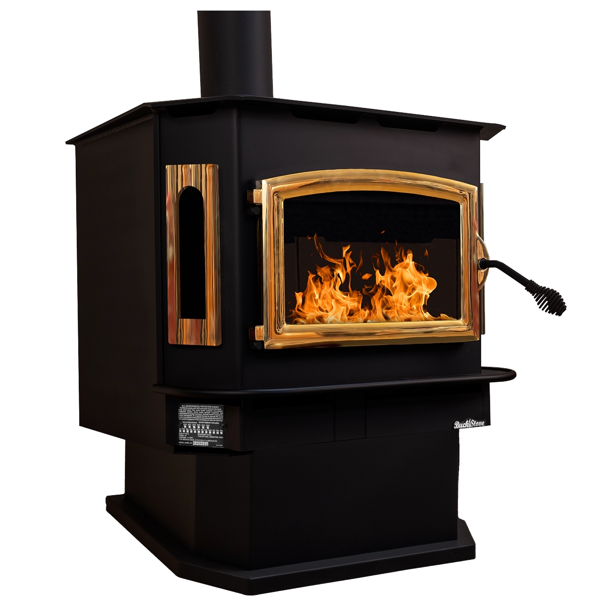 Buck Stove Model 81 Non-Catalytic Extra Large Wood Stove for Home Heating | Efficient Fireplace Insert for Cabins, RV & Outdoor Use