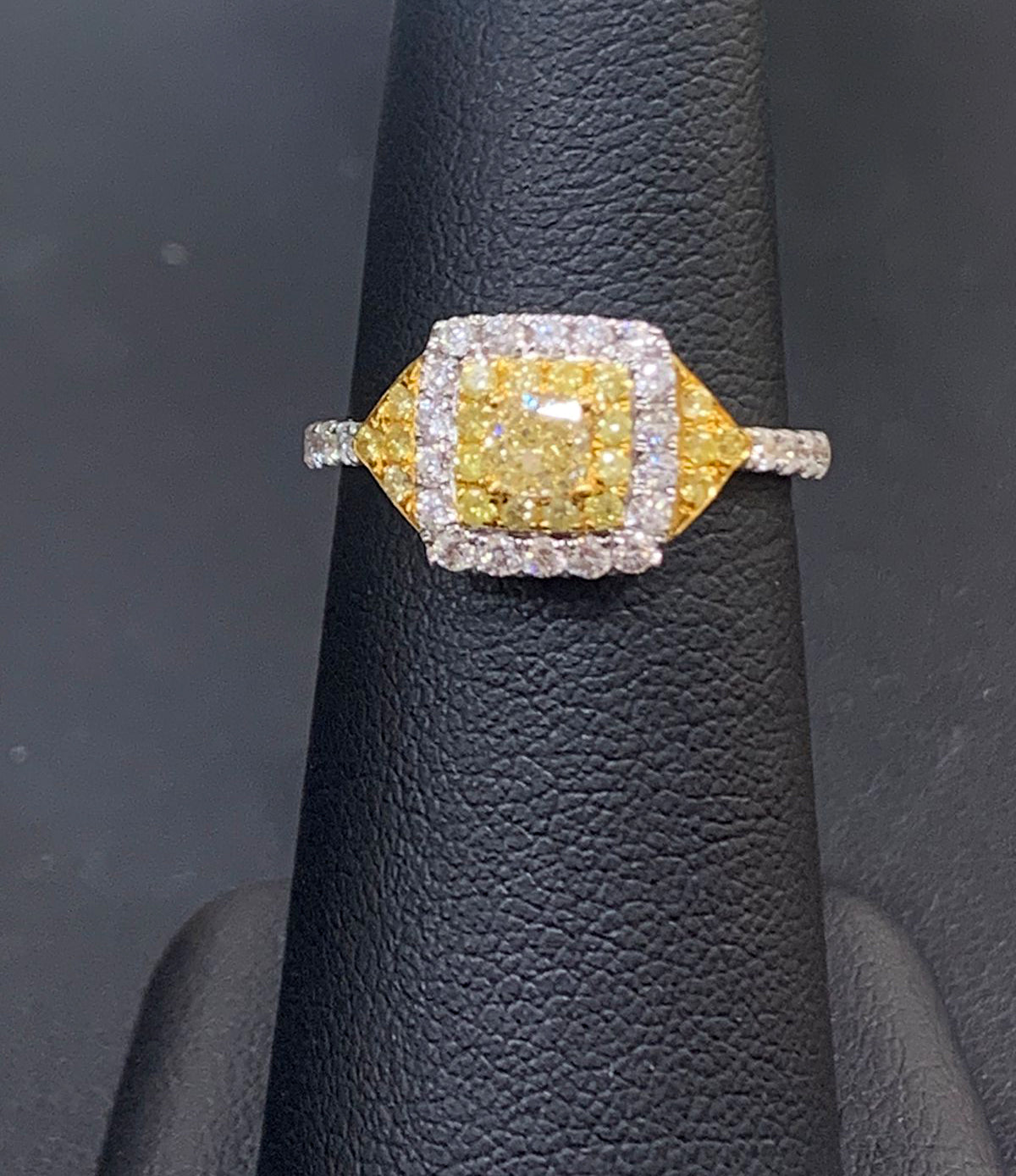 14K Gold Yellow Diamond Ring for Women - Elegant Solitaire Engagement & Wedding Band - Perfect for Proposals, Anniversaries, and Special Occasions