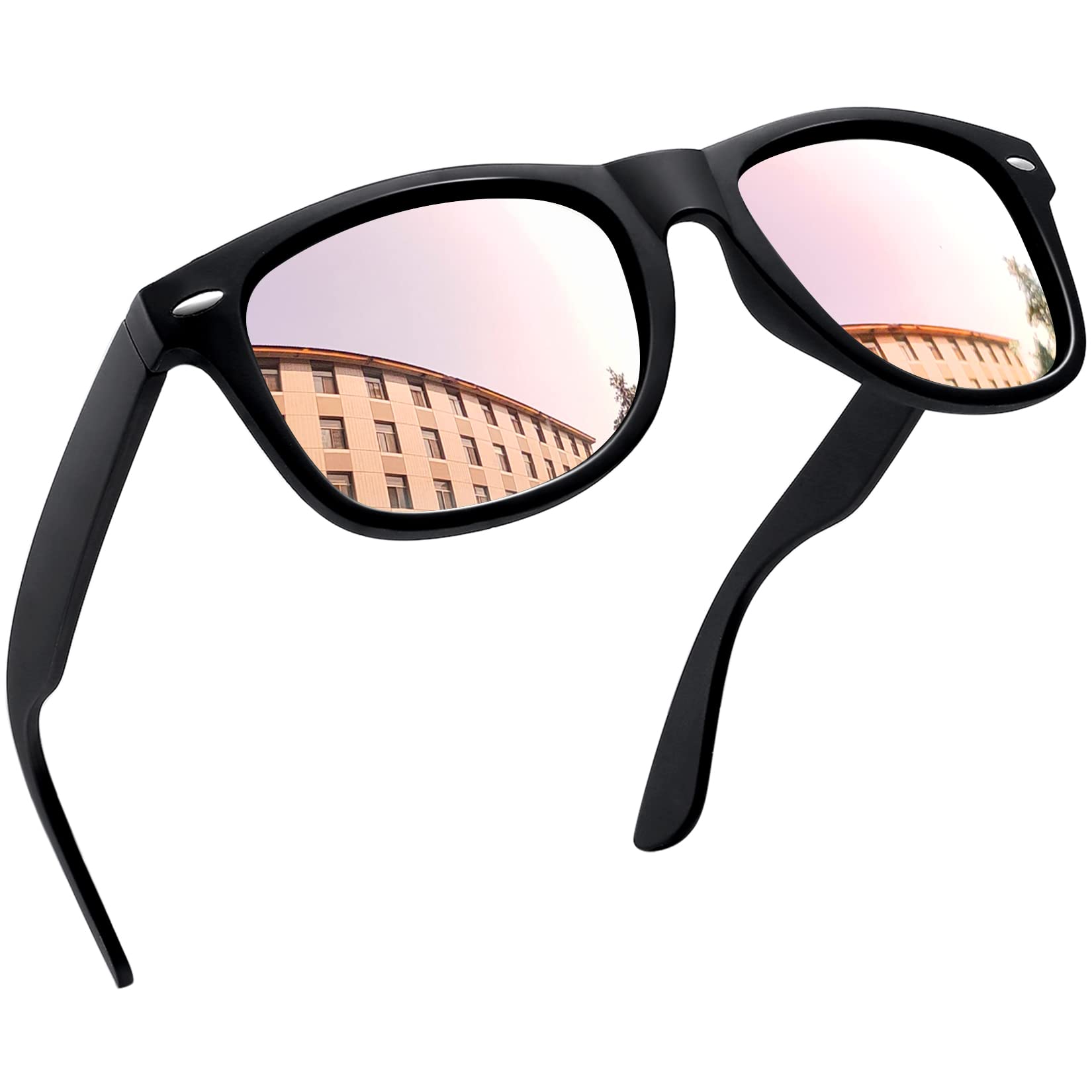 Joopin Square Polarized Sunglasses for Men & Women - UV Protection, Trendy Designer Shades for Outdoor, Driving & Fashion