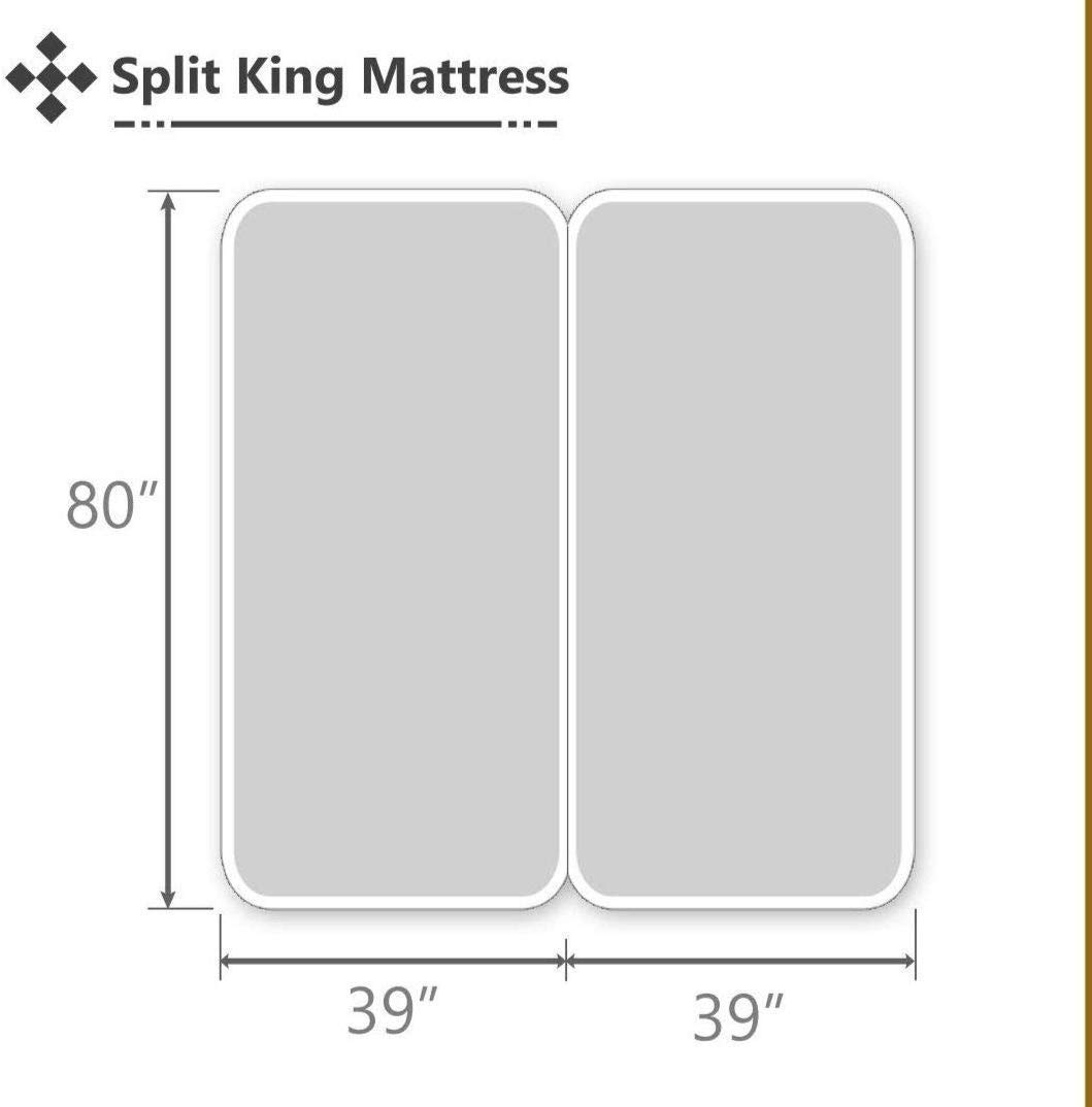 Extra Deep Pocket Sheets 7-Piece Set - Split King Size Cotton Sheets for 18-24 Inch High Mattress | Soft & Breathable Sage Green Bedding for Comfortable Sleep