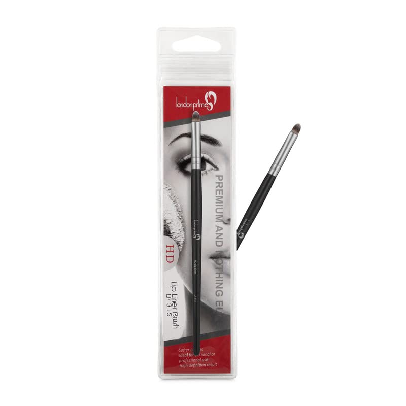 London Prime HD Lip Liner Brush LP 315 - Professional Makeup Brush for Precise Lip Lining - Perfect for Lipstick Application, Ombre Lips & Makeup Artists