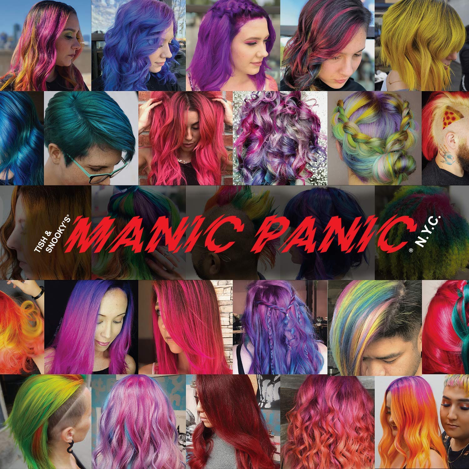 MANIC PANIC Ultra Violet Temporary Hair Color Spray - Vibrant Deep Blue Purple Hair Dye for Women & Men - Vegan & Cruelty-Free Root Touch Up - Quick Wash Out (3.4oz) | Perfect for Parties, Halloween & Creative Hair Styling