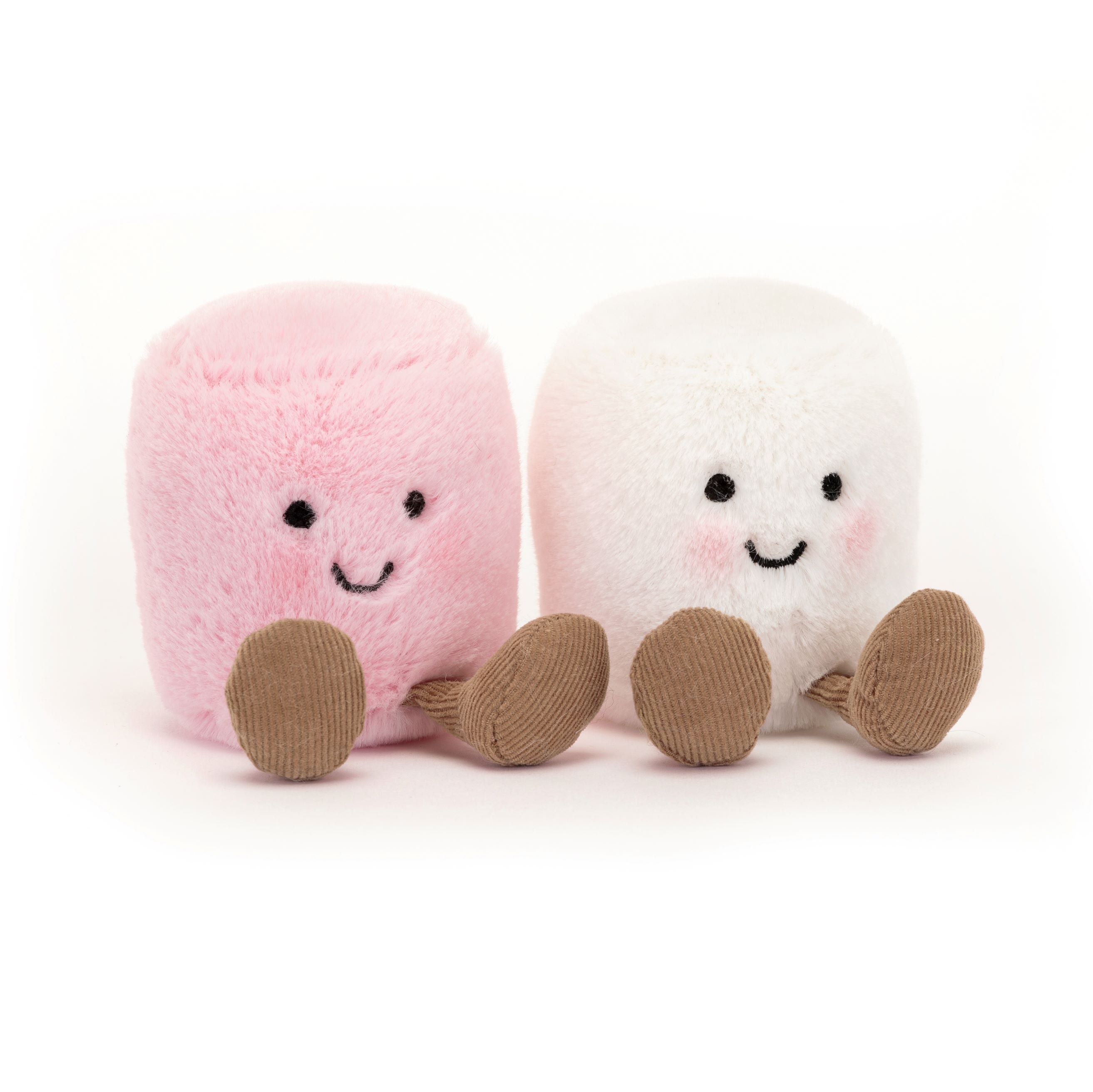 Amuseable Pink and White Marshmallows - Soft & Sweet Candy for Baking, Decorating, and Party Favors | Perfect for Hot Cocoa, Desserts, and Gift Giving