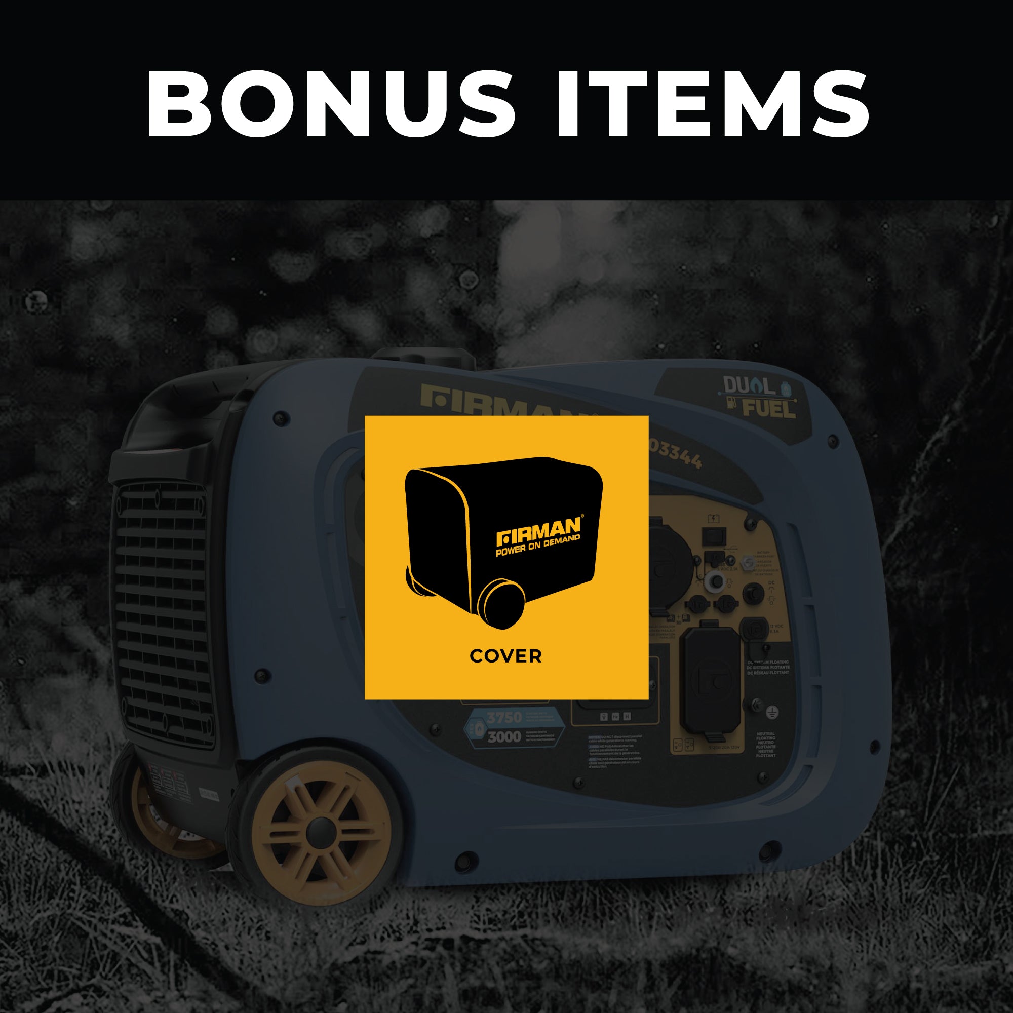 4200W Dual Fuel Inverter Generator with Electric Start - Gas & Propane Powered - Quiet Portable Power for Camping, RV, Home Backup & Outdoor Events