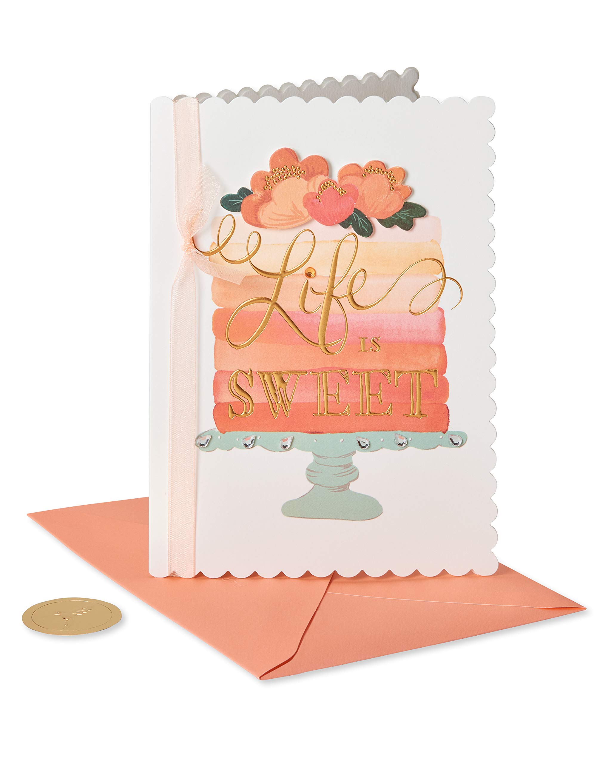 Papyrus Birthday Card - Dreams Come True - Elegant Handmade Greeting Card for Women & Men - Perfect for Birthdays, Anniversaries & Special Occasions