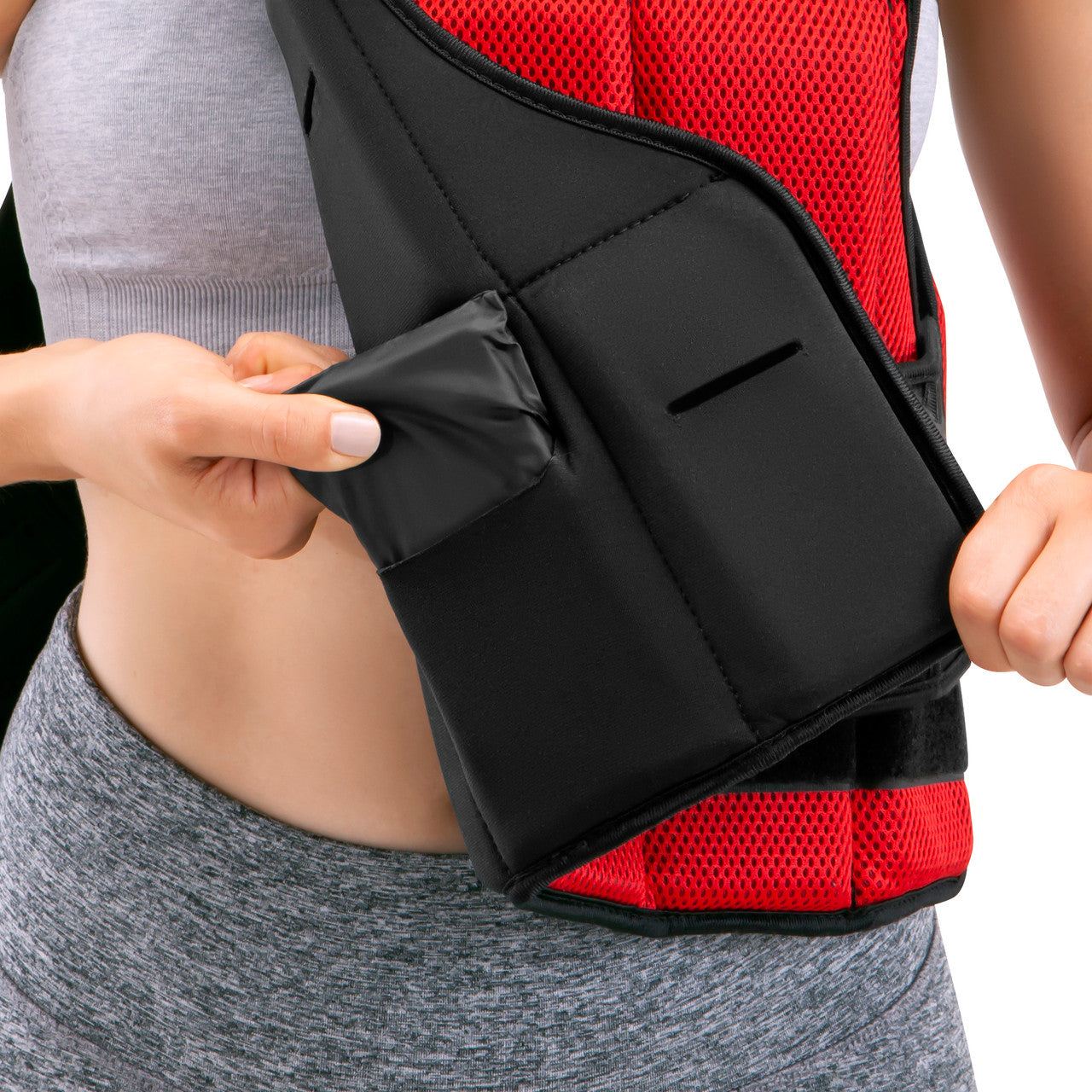 Bionic Body 10lb Weighted Vest for Men & Women - Adjustable Fitness Weight Vest for Cross Training, Running & Strength Workouts - BBWV 9510