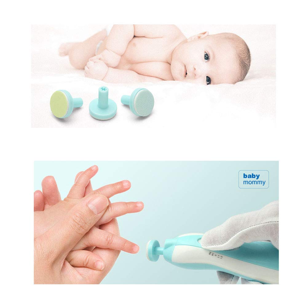 Healifty 4-Piece Nail Trimmer Replacement Pads for Baby Nail Grinder - Gentle Polishing Heads for Infant Nail Care - Perfect for Newborns & Toddlers at Home or Travel