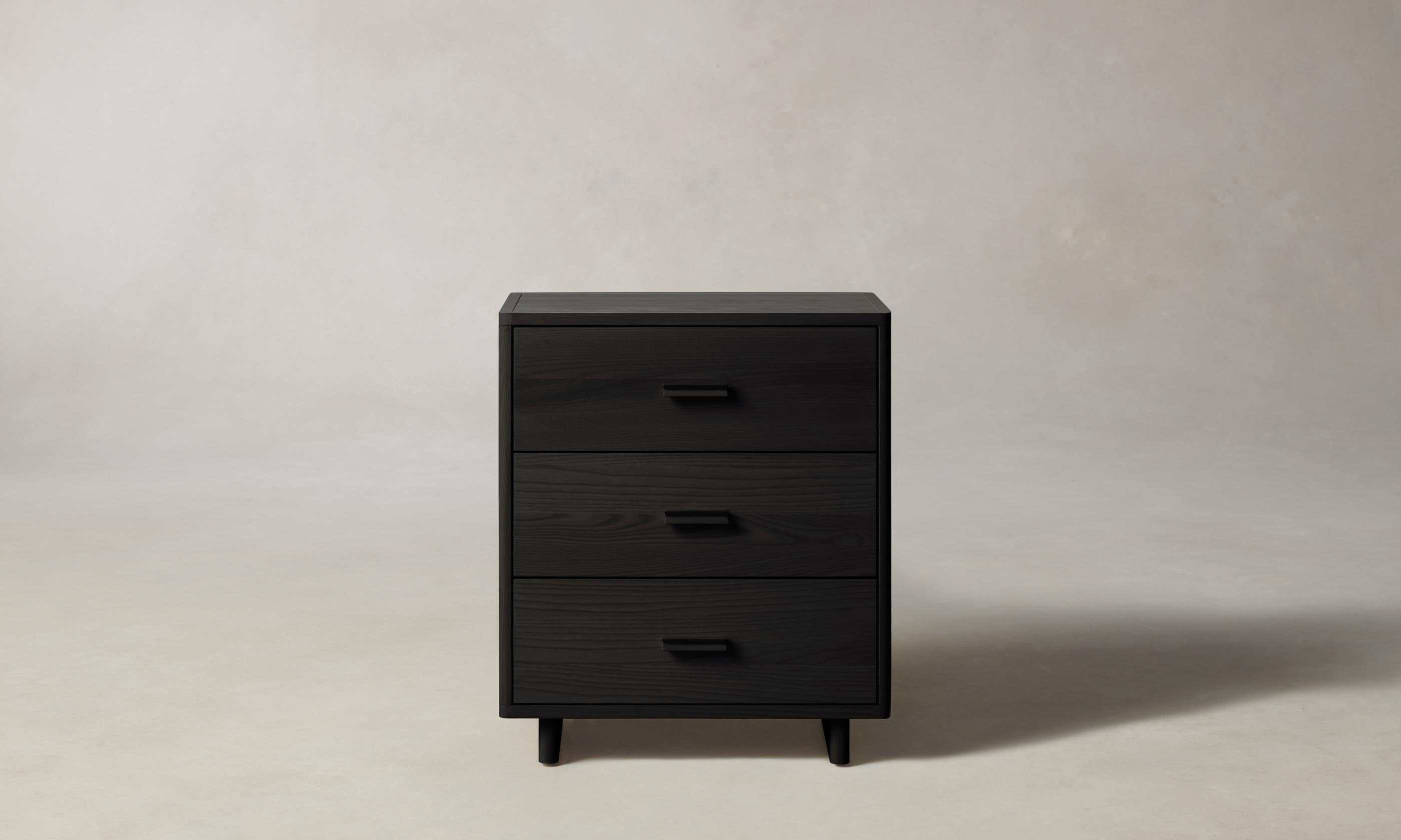 Clinton 3-Drawer Wooden Dresser for Bedroom - Stylish Storage Furniture with Smooth Gliding Drawers for Clothes & Accessories | Perfect for Master Bedroom, Guest Room or Dorm Organization