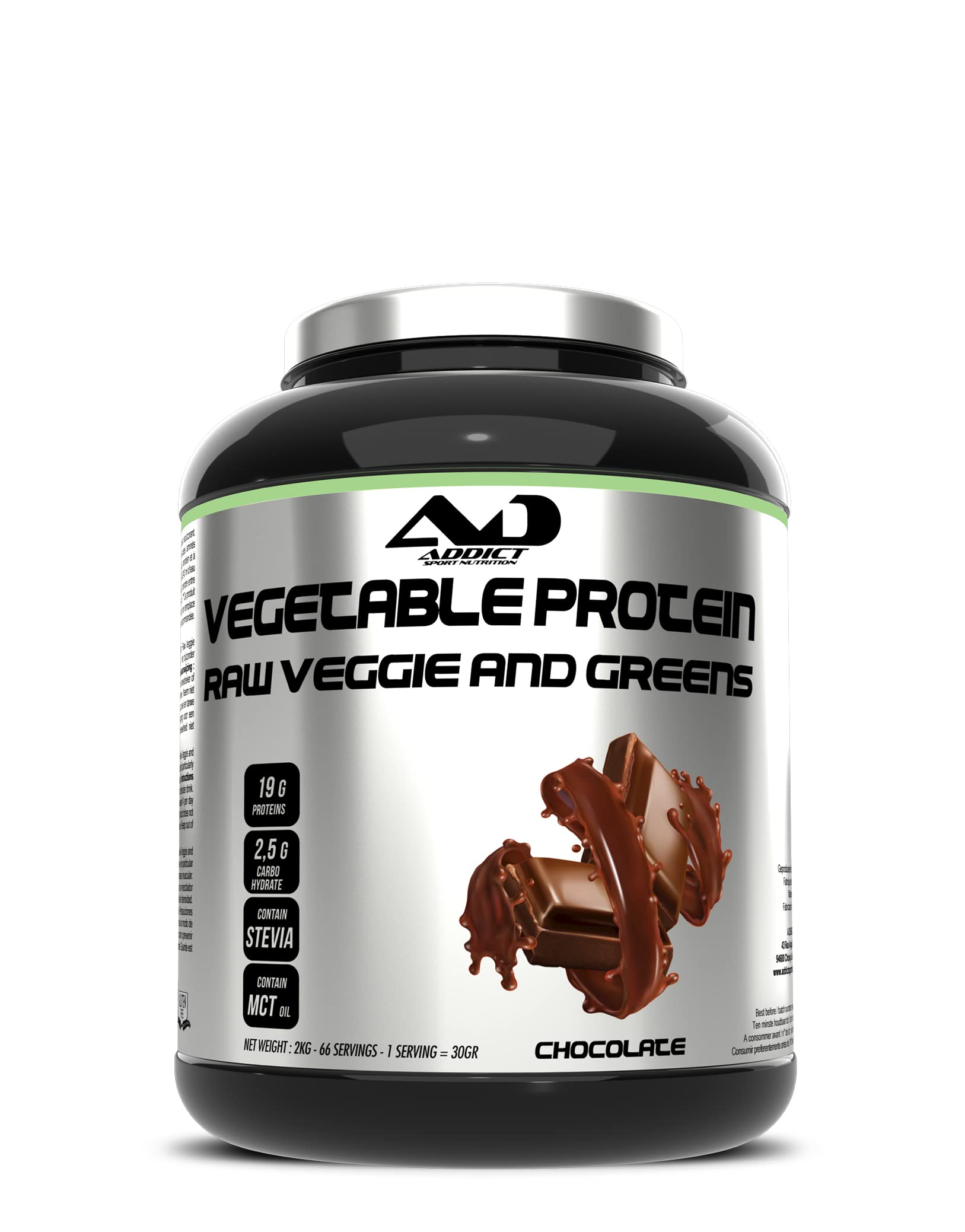 Premium Whey Protein Isolate Powder for Muscle Growth & Recovery | 100% Pure Vegan Vegetable Protein with Raw Greens | 2kg Chocolate Fudge Flavor | Ideal for Post-Workout, Weight Gain & Bodybuilding | Perfect for Smoothies, Shakes & Healthy Snacks