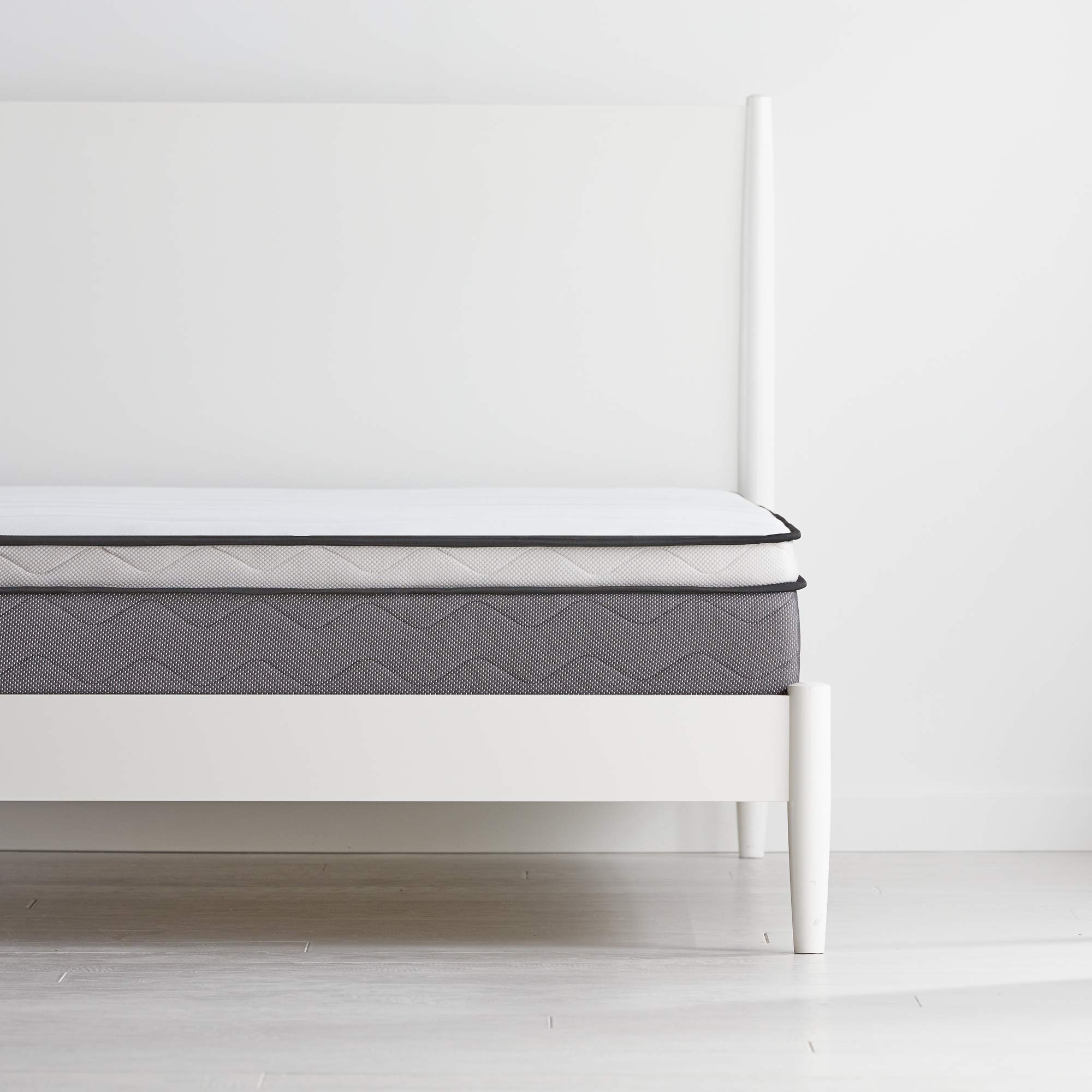 Brighton Plush 10-Inch Hybrid Mattress with Durable Tempered Coils & CertiPur-US Certified Foams - 10 Year Warranty, Twin XL Size - Perfect for Guest Rooms, Dorms & Small Spaces