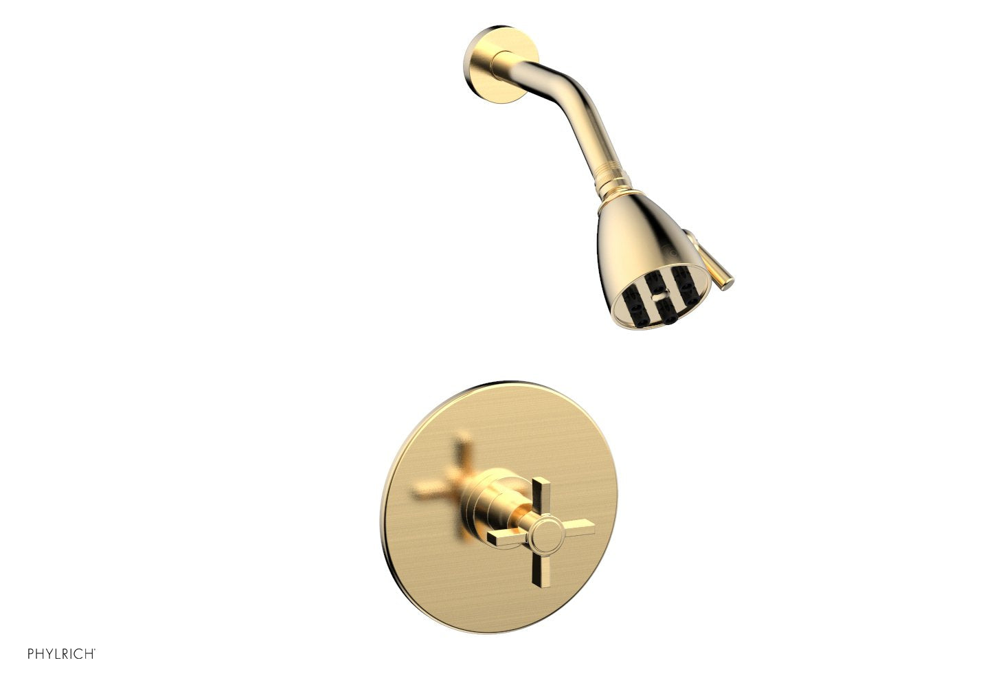 BASIC Pressure Balance Shower Set with Blade Cross Handle DPB3137 - Perfect for Modern Bathrooms & Spa-Like Shower Experience
