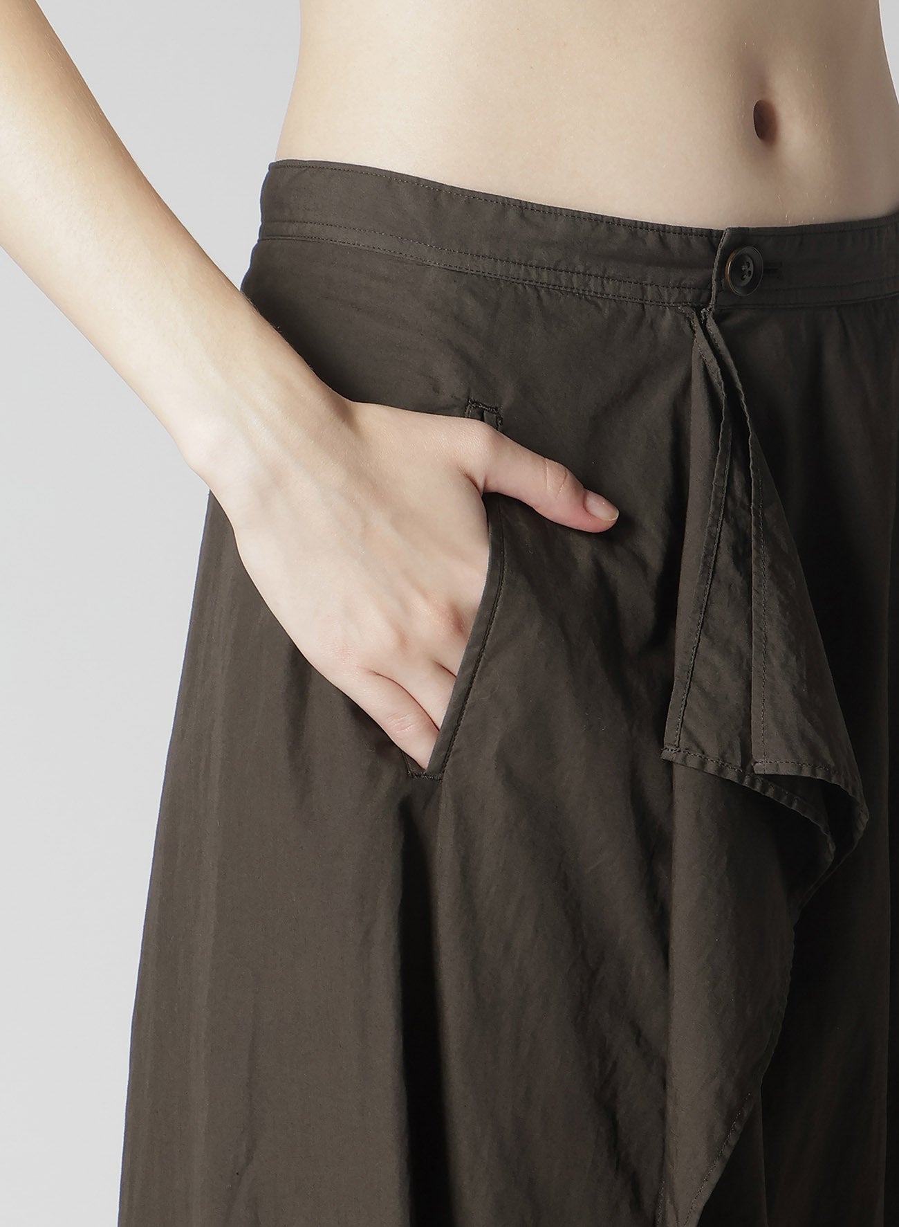 Stylish Cotton Broad Garment Dyeing Skirt Pants for Women - Comfortable & Breathable Casual Wear for Office, Travel & Everyday Outfits