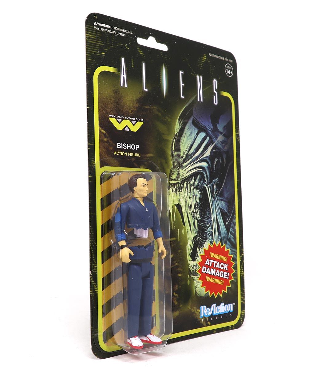 Bishop Aliens ReAction Figure - Classic 3.75-Inch Collectible Toy for Sci-Fi Fans & Movie Enthusiasts - Perfect for Display, Gifts, and Action Figure Collections