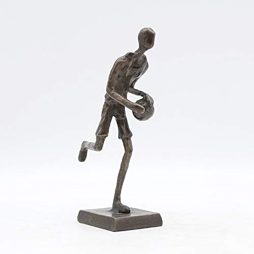 NMSLO Basketball Statue - Sports Themed Home & Office Decor for Kids - Perfect for Desktop, Shelf, and Gift Souvenirs - Ideal for Sports Fans, Basketball Lovers, and Decorative Ornaments