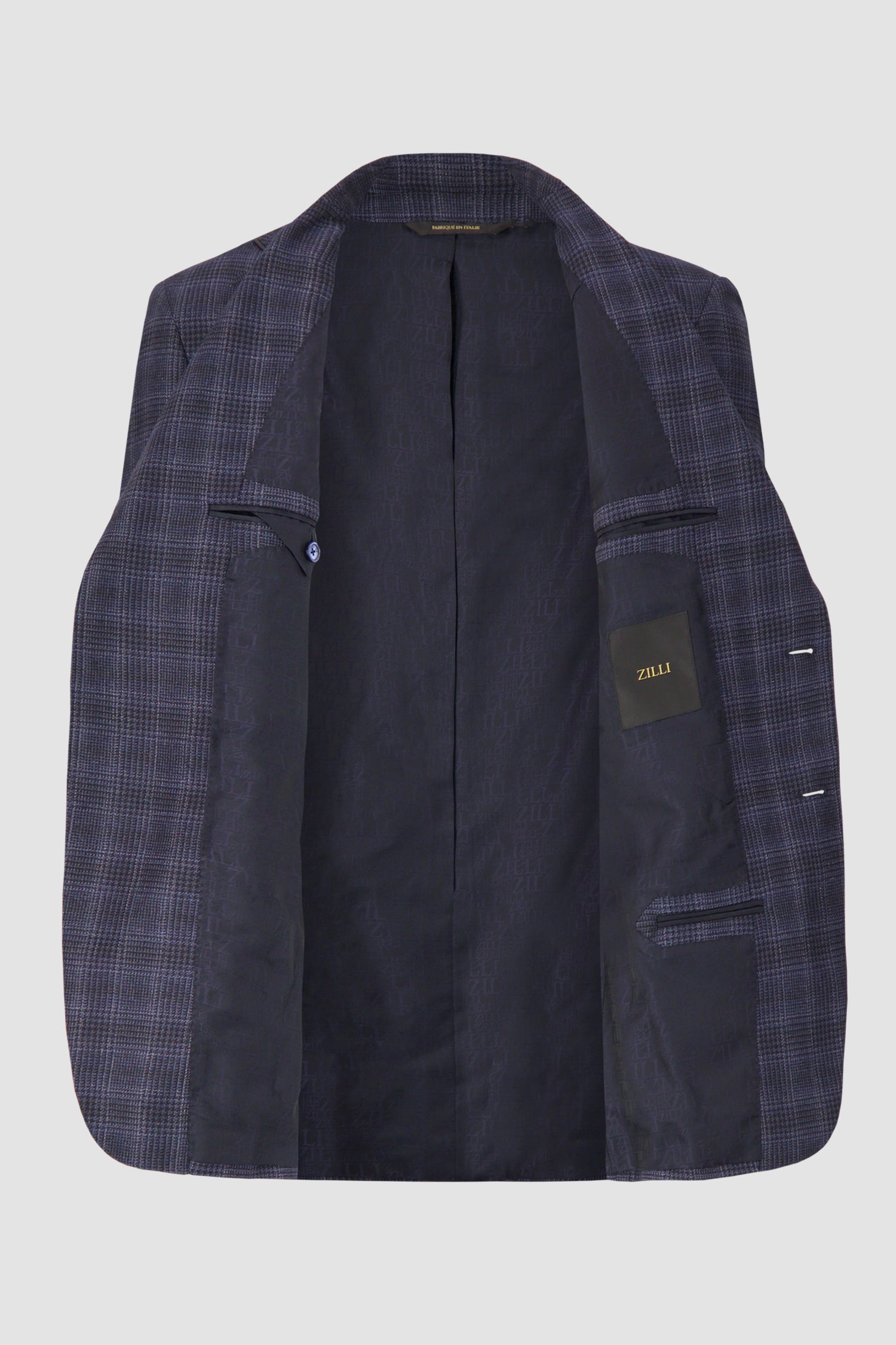 Zilli Blue Paris Women's Whole Lined Blazer Jacket - Elegant Office Wear & Business Formal Attire for Professional Women