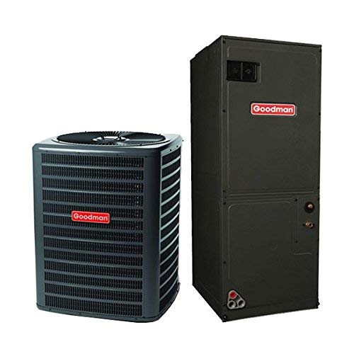 Goodman GSZ14030 2.5 Ton 14 SEER Heat Pump Split System with ARUF31B14 Air Handler | Energy Efficient HVAC for Home Cooling and Heating