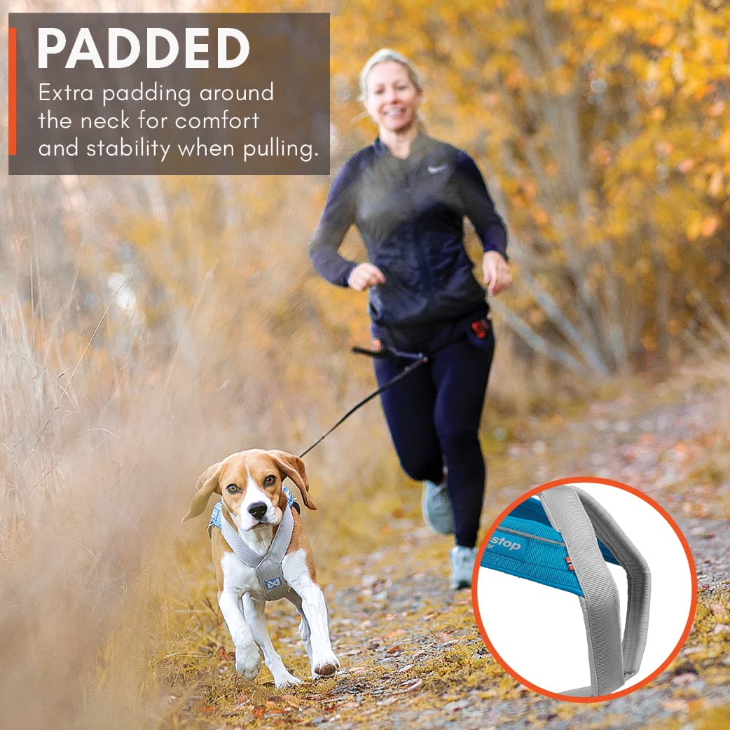 **Non-Stop Freemotion 5.0 Adjustable Dog Harness for Running, Biking & Skiing – Professional No-Pull Pet Vest for Active Dogs – Orange/Black, Size 5 – Perfect for Outdoor Adventures & Training**