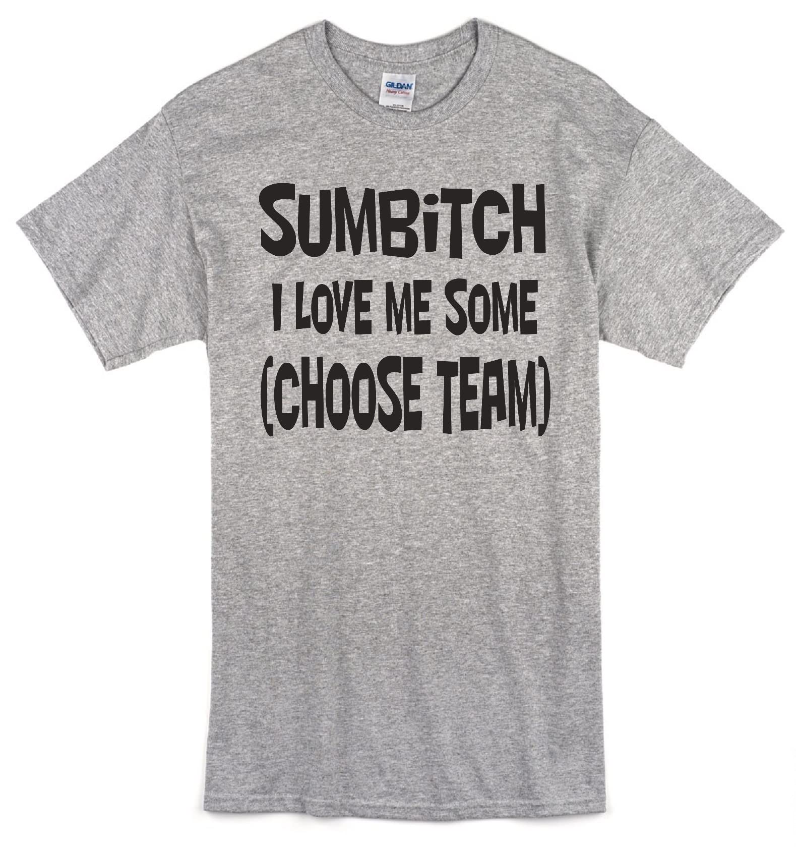 Customizable 'Sumbitch' Attitude Graphic T-Shirt - Your Choice Design in Gray | Casual Wear, Funny Gift, Statement Tee for Men & Women