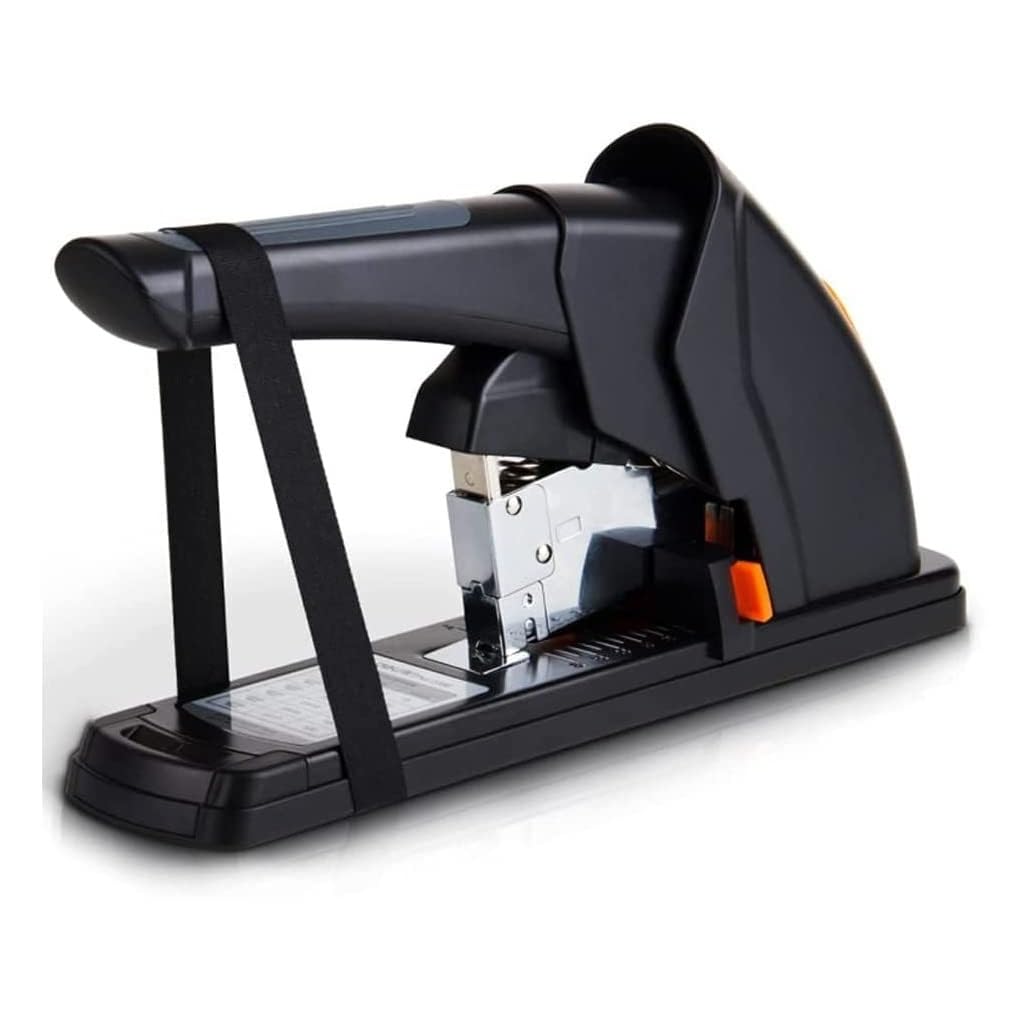 Heavy Duty Stapler - High Capacity Desktop Stapler for Office & Home Use, Portable Stapler for Paper, Documents, Crafts - Ideal for Office, School, Home Office (33x8x31cm, Black)
