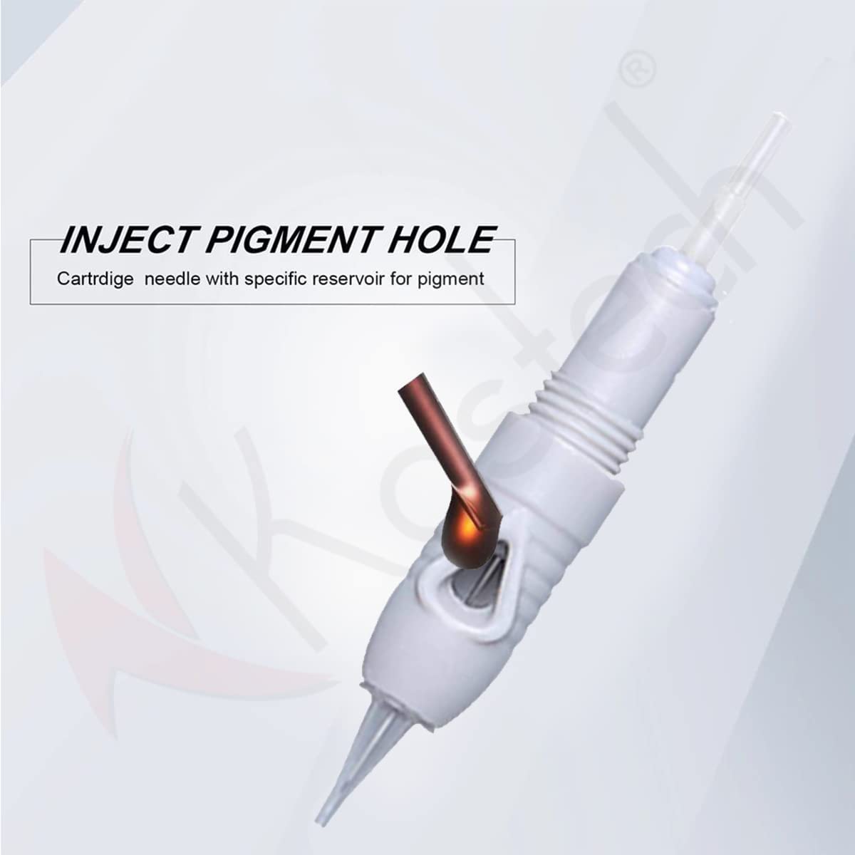 Kostech Screw Microblading Tattoo Needles Cartridge - 1P, 3P, 5P & 7P Semi-Permanent Makeup Needles for Tattoo Machine - Perfect for Eyebrow Microblading, Lip Blushing & Permanent Cosmetics