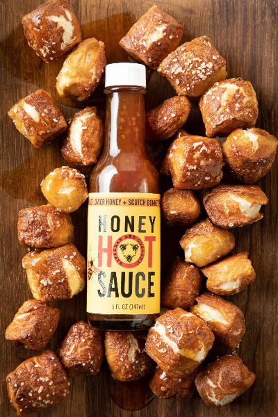 Savannah Bee Company Honey Hot Sauce - Spicy & Sweet Gourmet Hot Sauce for Wings, Tacos, BBQ & More | All-Natural Gluten-Free Hot Sauce