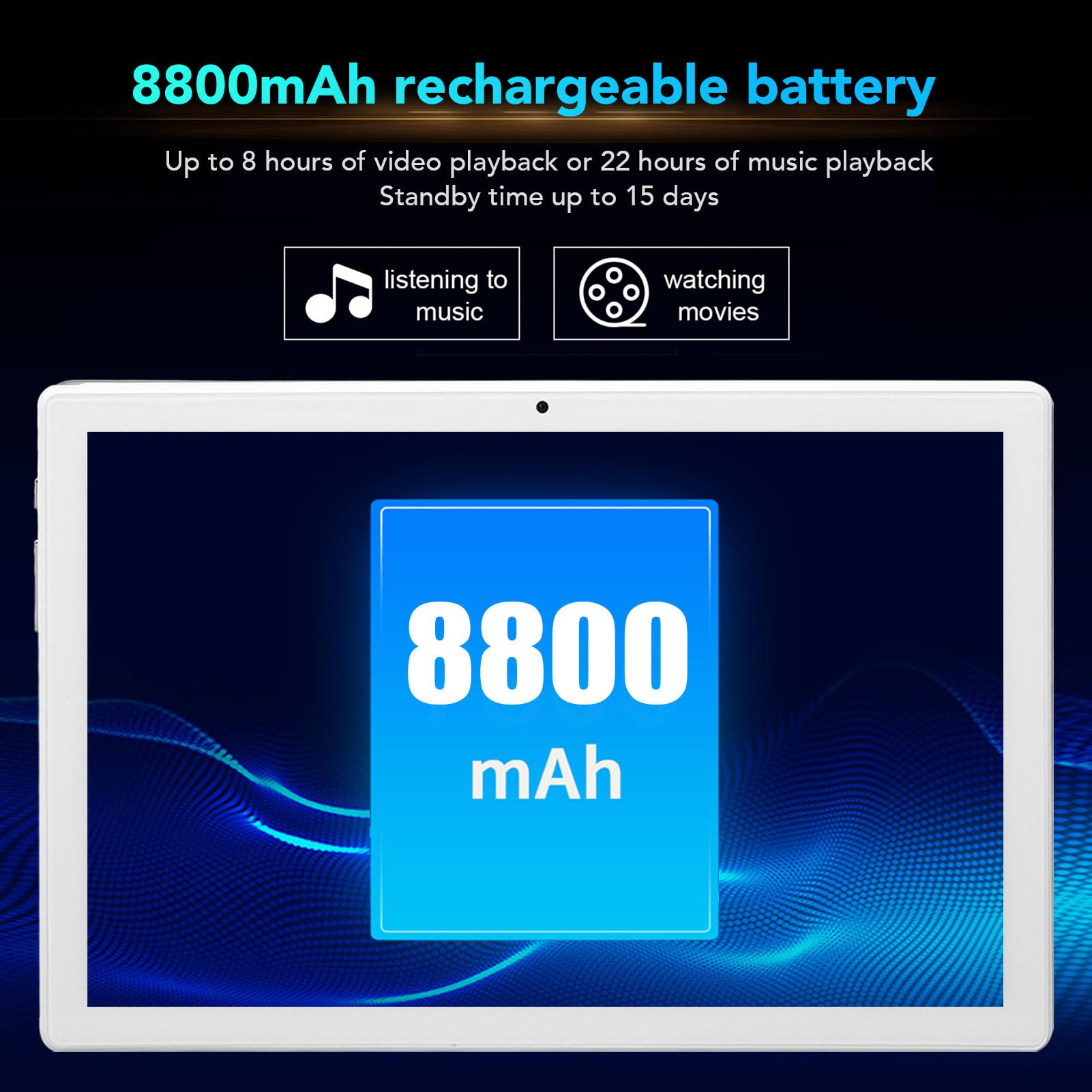 **Sxhlseller 10.1 Inch Android 11.0 Tablet with Detachable Magnetic Keyboard & RGB Mouse - 12GB RAM 256GB ROM, 1920x1200 IPS Display (White) - Perfect for Office Work, Online Learning & Entertainment**