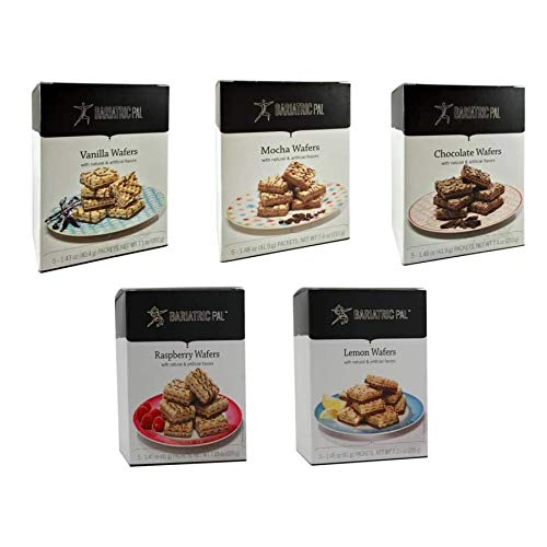 BariatricPal Square Protein Wafers - 5 Flavor Variety Pack | High Protein Snack for Weight Loss & Bariatric Surgery | Perfect for On-the-Go Nutrition, Post-Workout Recovery & Healthy Lifestyle