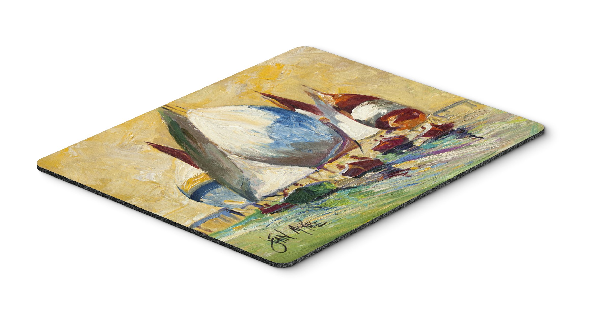 Bimini Sails Sailboat Mouse Pad - Large Washable Non-Slip Desk Mat for Home Office, Gaming & Computer Work | Heat-Resistant Hot Pad & Trivet | Perfect for Laptop Users & PC Enthusiasts