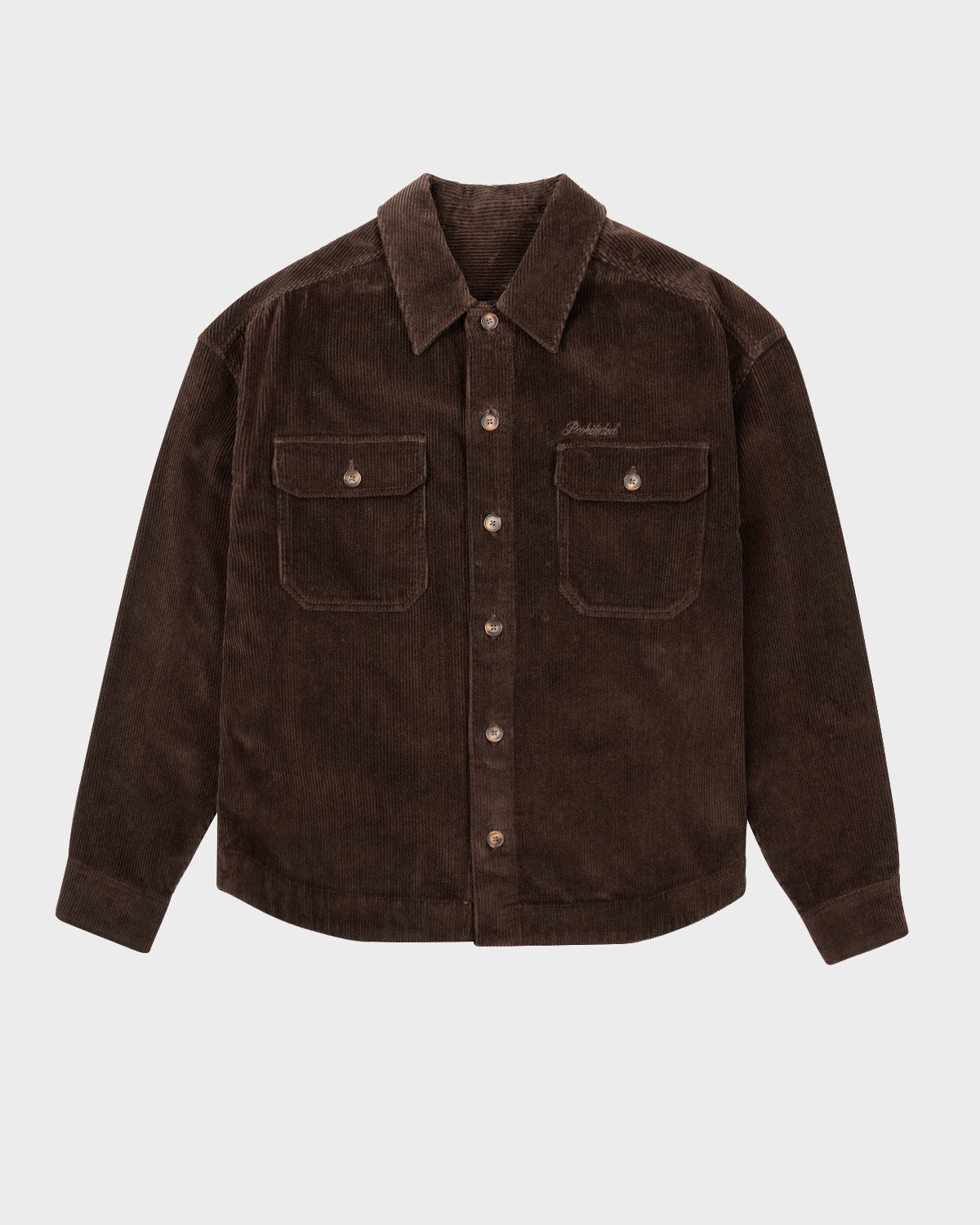 Men's Corduroy Overshirt Jacket in Rich Brown - Casual Layering for Fall & Winter | Perfect for Outdoor Adventures and Urban Style