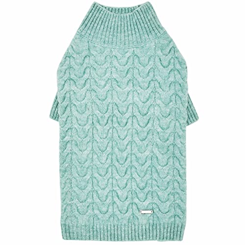 Heathered Jade, Turtle-neck