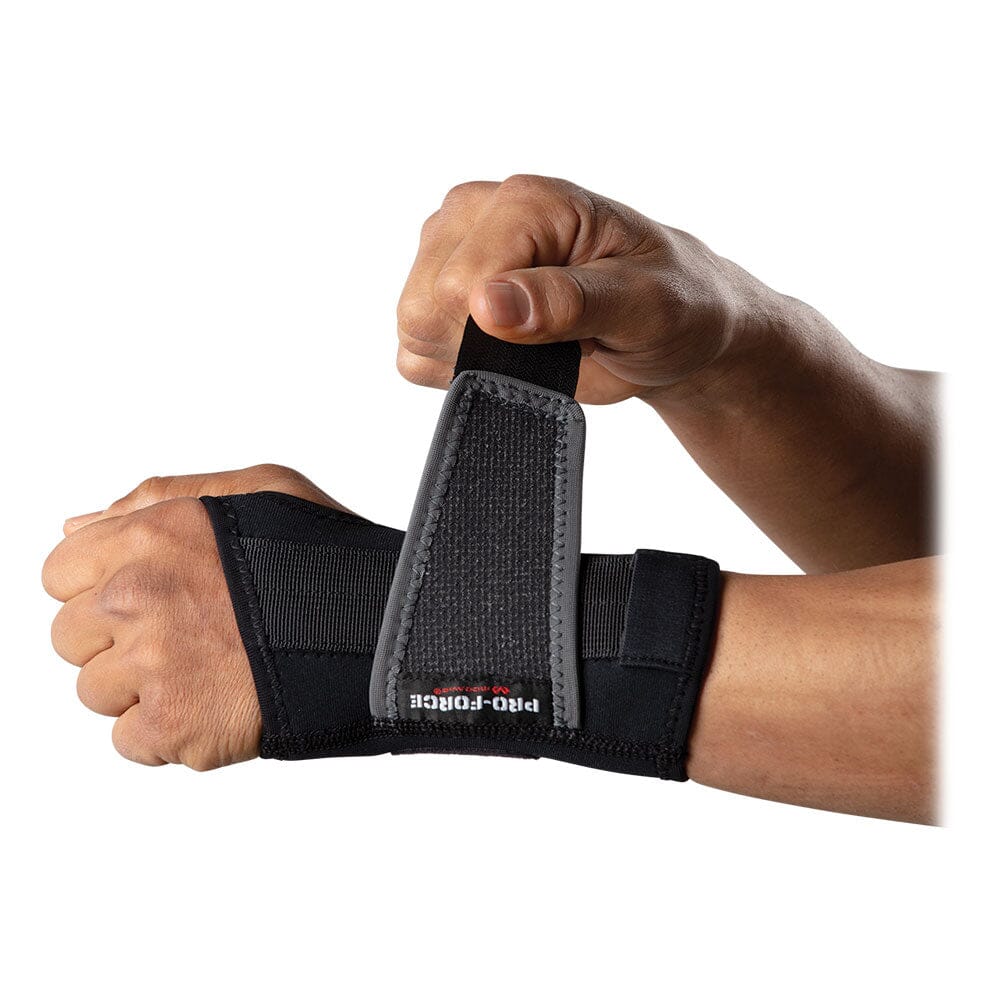 Pro Force Wrist Support Brace with Breathable Abrasion Patch - Adjustable Compression for Carpal Tunnel, Arthritis & Gym Workouts - Ideal for Weightlifting, Typing & Sports Recovery