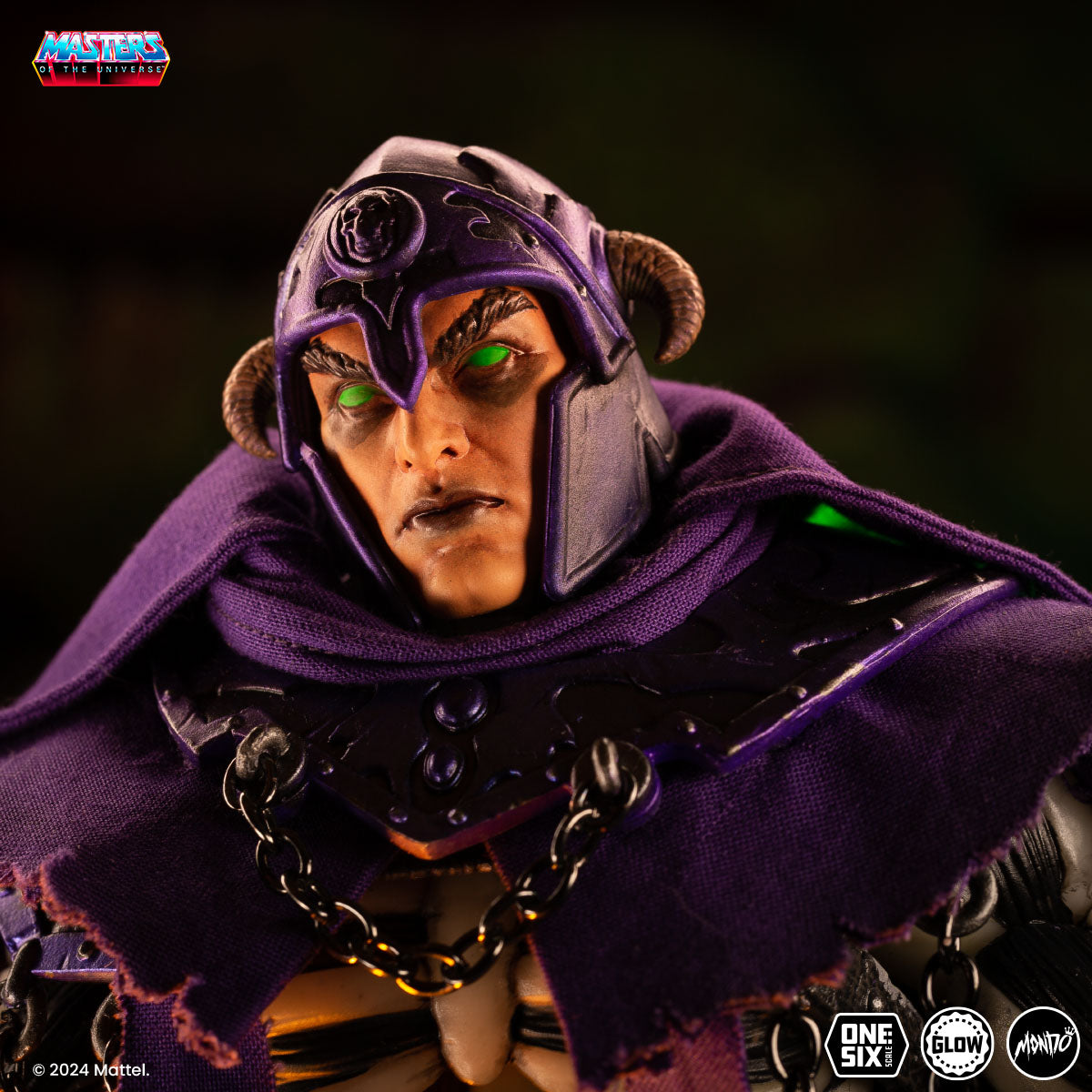 Masters of the Universe Scare Glow Deluxe 1/6 Scale Action Figure - Timed Edition Collectible for Display & Role Play | Perfect for Fans, Collectors, and Home Decor