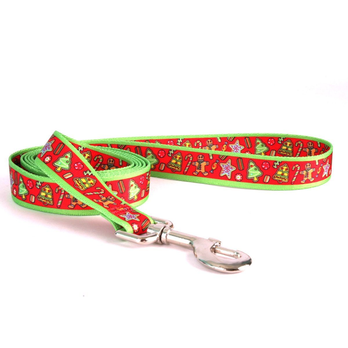 Yellow Dog Design Holiday Treats Leash - 1 by 60-Inch Durable Dog Lead for Christmas, Halloween & Festive Occasions - Perfect for Walks, Pet Costume Parties & Holiday Photos