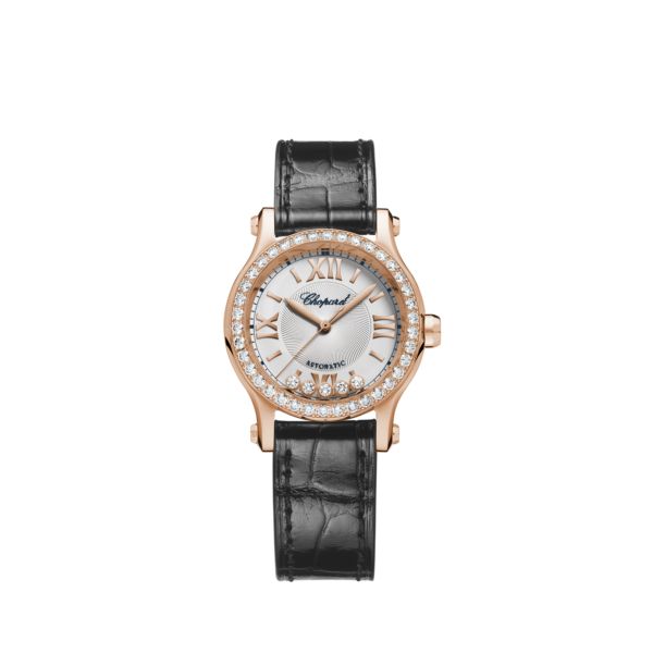 Chopard Happy Sport Ethical Rose Gold & Diamonds Ladies Watch - Luxury Women's Timepiece for Gifts, Special Occasions & Everyday Elegance
