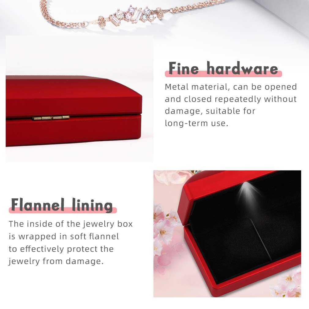 iSuperb LED Jewelry Gift Box - Wedding, Anniversary, Christmas Gift