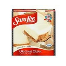 Sara Lee Classic Original Cream Cheesecake Dessert - 17oz (12 Pack) | Indulgent Frozen Cheesecake for Parties, Holidays & Family Gatherings