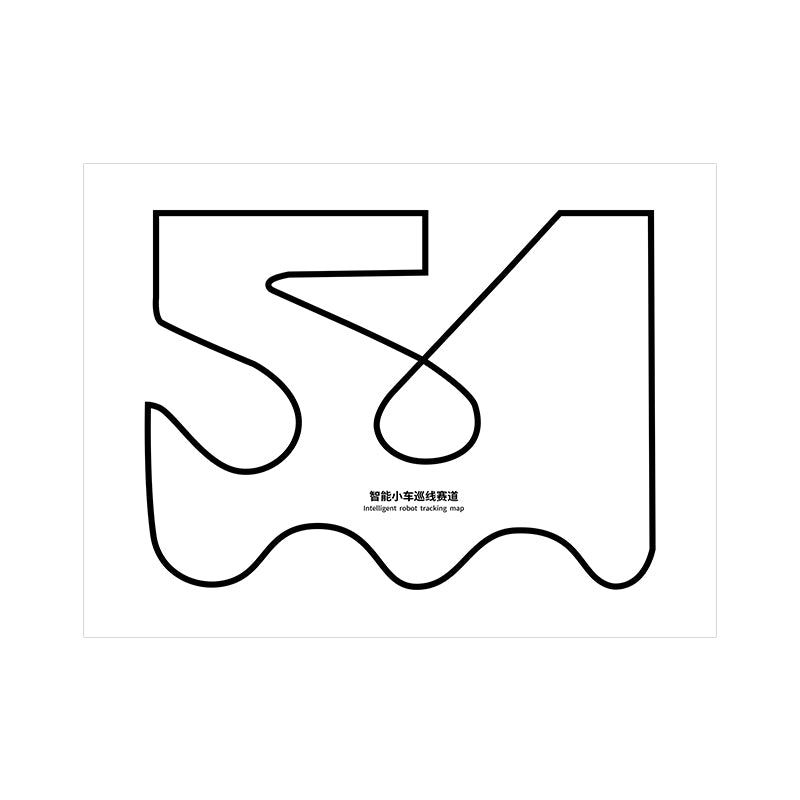 Yahboom Large Size Tracking Map - High Precision Navigation for Robotics, Drones, and Autonomous Vehicles | Ideal for STEM Education, DIY Projects, and Smart Home Automation
