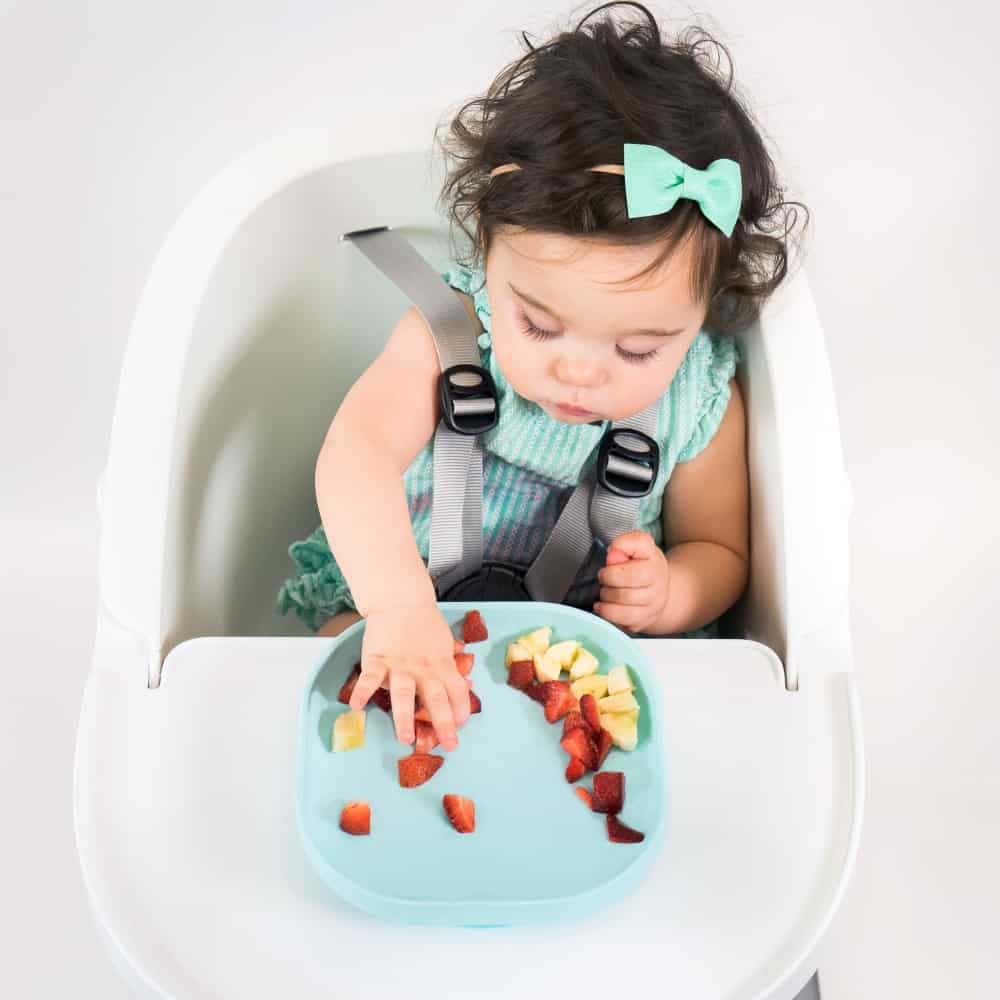 BEABA Silicone Baby Feeding Set - 4-Piece Toddler Meal Kit with Spoon, Fork, Bowl & Plate - BPA-Free, Dishwasher Safe for Easy Cleaning - Perfect for Home, Travel & Daycare Use