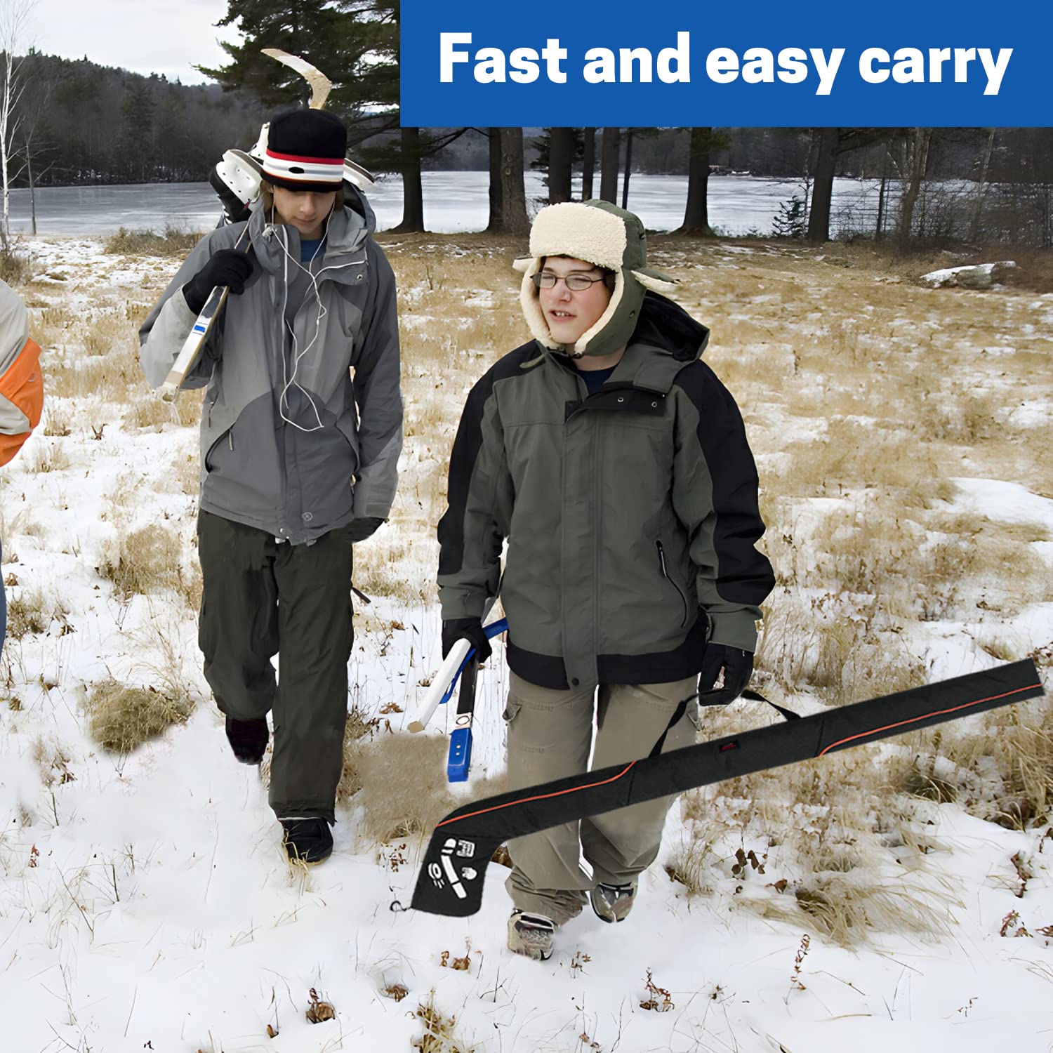 VISEMAN Hockey Stick Bag - Durable Field & Outdoor Hockey Equipment Storage for Sticks, Gloves & Gear | Perfect for Training, Games & Travel