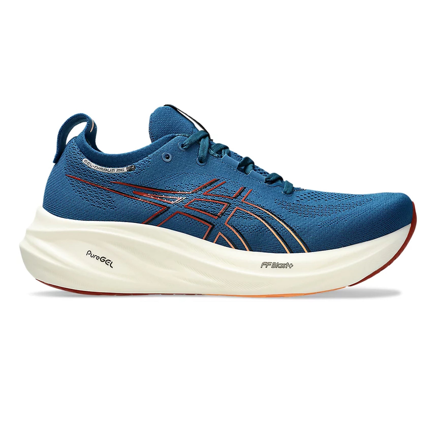 ASICS GEL-Nimbus 26 Wide Running Shoes for Men - Cushioned Road Running & Jogging Sneakers for Long Distance Training & Marathon