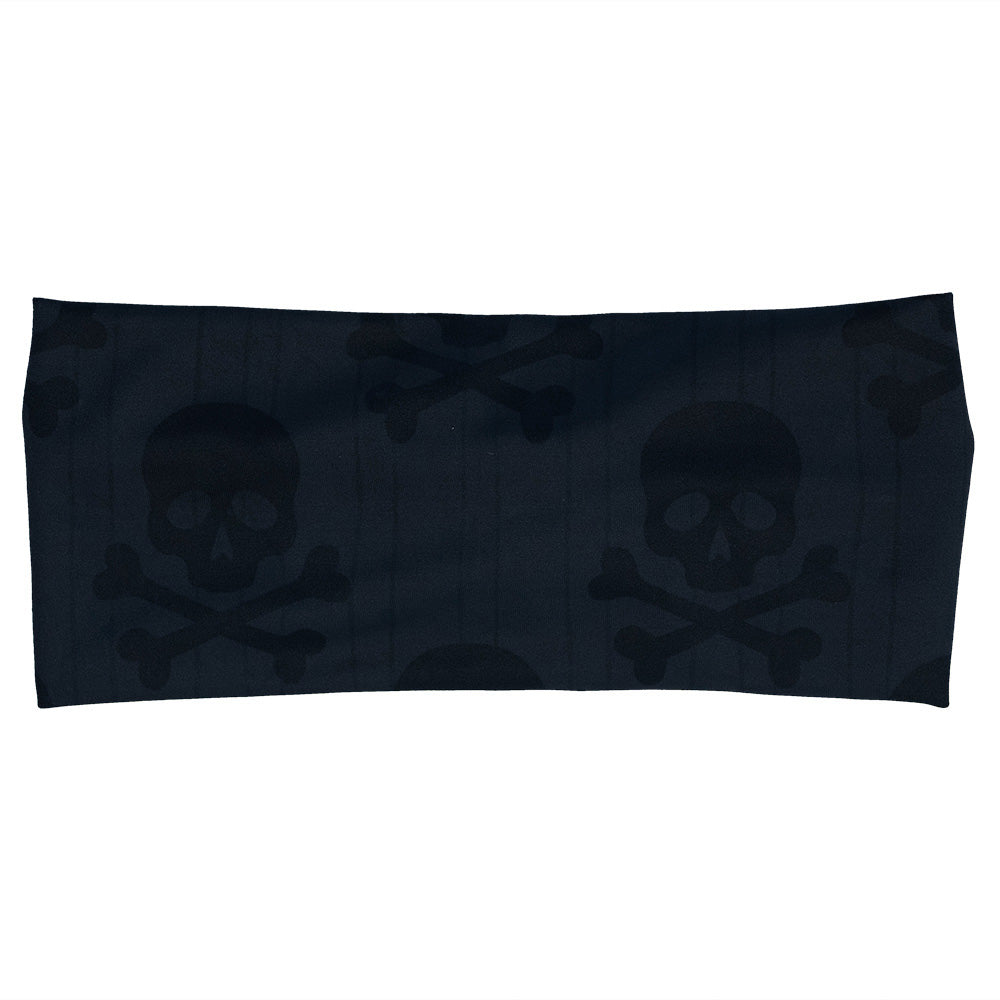 Skull and Crossbones Headband - Stylish Pirate Headwear for Halloween, Cosplay, and Themed Parties