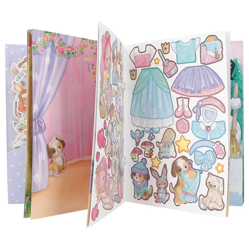 Princess Mimi Puffy Sticker Book for Kids - 500+ 3D Puffy Stickers, Scrapbooking, DIY Crafts, Journaling, Party Favors & Gift for Girls