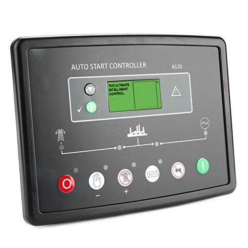 Universal Generator Controller Module - Oil Pressure & Voltage Regulator for Home & Industrial Use