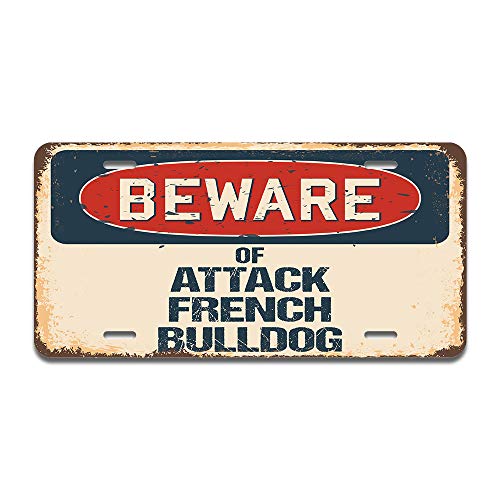 Beware of Attack French Bulldog