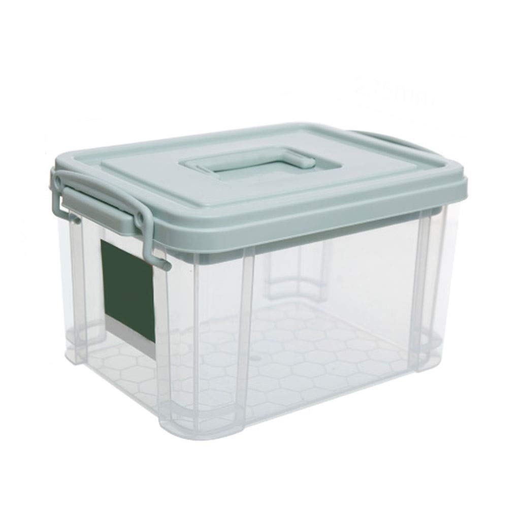 Family First Aid Kit - Transparent Medicine Storage Box with Detachable Tray, Large Capacity Multifunctional Organizer for Home, Office, Travel & Emergency Preparedness