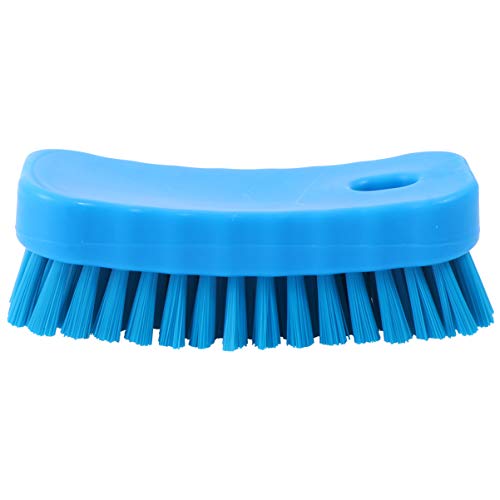 EXCEART Nail Cleaning Brush with Soft & Stiff Bristles - Professional Fingernail & Toe Scrubber for Men & Women - Perfect for Manicures, Pedicures & At-Home Nail Care (Blue)