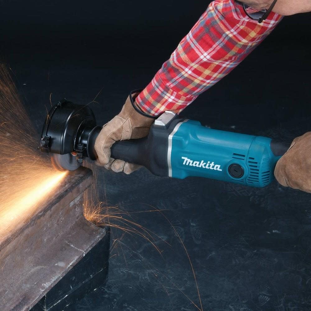 Makita GS5000 5-Inch Straight Grinder - Professional Power Tool for Metal Cutting, Grinding & Polishing | Perfect for Construction, Welding & DIY Projects