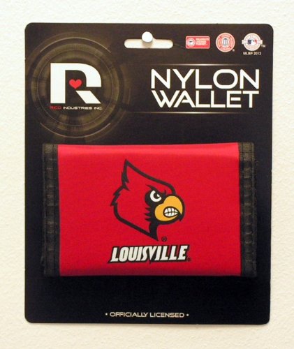NCAA Licensed Nylon Tri-Fold Wallet for Men - Durable & Slim College Sports Wallet - Perfect for Game Day, Travel & Everyday Use