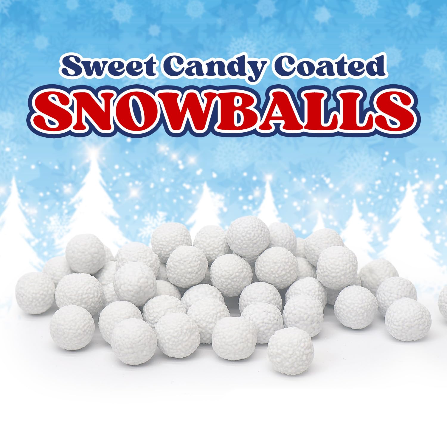 Tootsie Roll Candy Coated Snowballs 6 Pack - White Christmas Snowball Candy 21 oz for Gingerbread House Decorations, Stocking Stuffers, Holiday Cookies & Party Treats - Perfect for Christmas Baking, Gift Giving & Festive Desserts