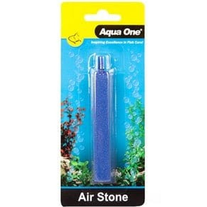 Aqua One Airstone 10cm - Premium Aquarium Air Stone for Fish Tank, Bubble Diffuser for Oxygenation - Perfect for Freshwater & Saltwater Tanks, Hydroponics, and Aquatic Plants